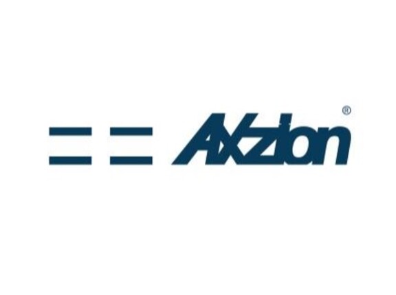 Das Logo des Unternehmens SpanSet Axzion auf weißem Hintergrund.