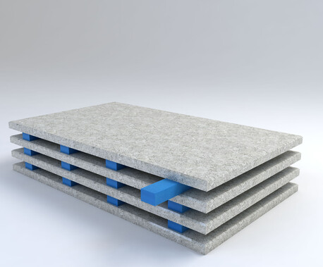 Pack Pads zum Schutz von Marmorplatten