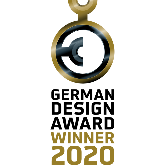 Logo des "German Design Award, Winner 2020"