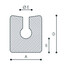 Technische Zeichnung Glasschutz-Profil