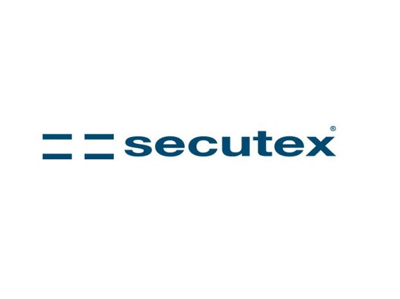 Das Logo des Unternehmens SpanSet secutex auf weißem Hintergrund.